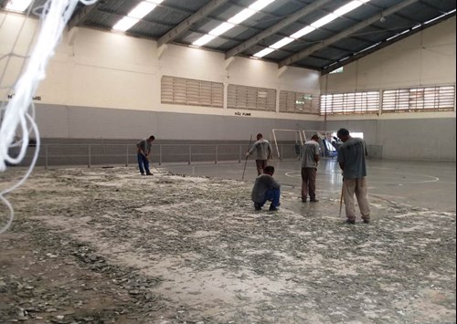 Iniciadas reformas em três unidades esportivas