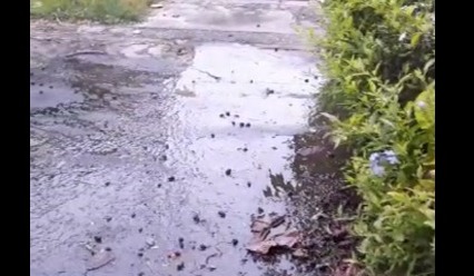 Agua jorrando
