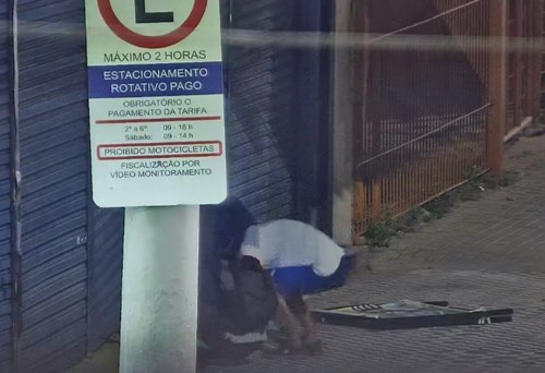 Câmeras flagram, e trio é preso por tentativa de furto a um estacionamento no centro de São José dos Campos!