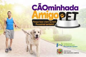 'Cãominhada' com vacinação e feira de adoção dia 5 de novembro em São José dos Campos