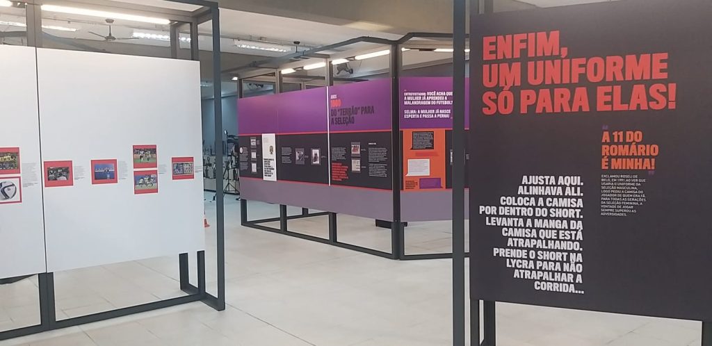 Berço do futebol feminino no Brasil, São José recebe exposição CONTRA-ATAQUE! As Mulheres do Futebol