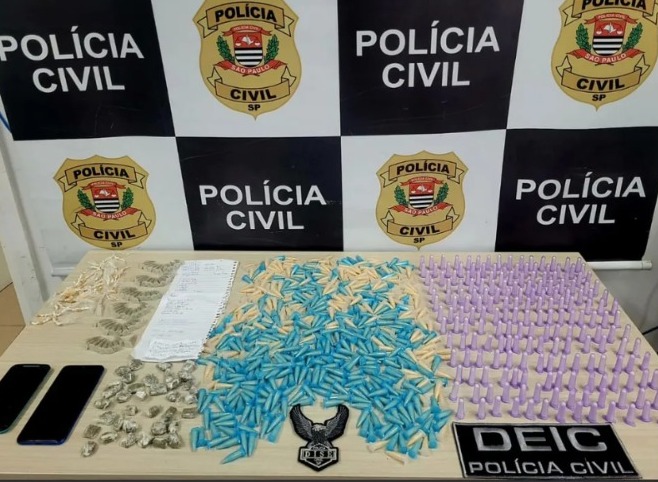 Operação da Polícia Civil desmantela ponto de tráfico de drogas em São José dos Campos