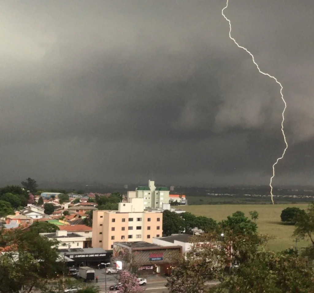 Alerta de chuva forte e ventos intensos no Vale do Paraíba