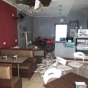 Mais um comércio é furtado com invasões por telhados na região central