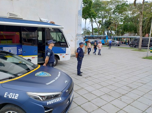 Segurança reforçada no centro; foco é combater furtos