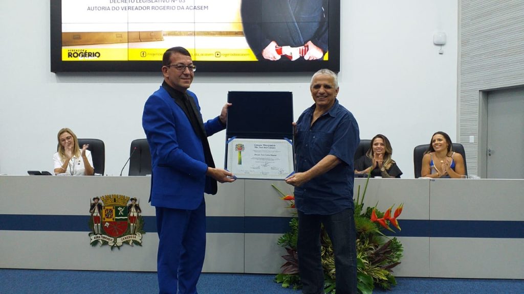 Mestre Careca recebe título de ‘Cidadão Joseense’
