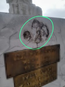 Familiares relatam furtos de placas de cobre nos túmulos do cemitério central