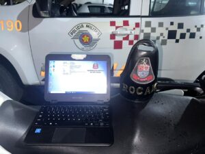 PM prende um criminoso pelo crime de receptação