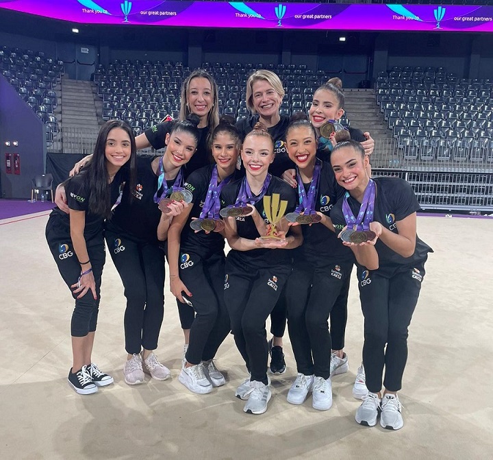 São José dos Campos recebe Seleção Brasileira de Ginástica Rítmica de Conjunto