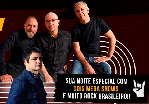 Duas lendas do Rock Brasileiro tocam na mesma noite em São José dos Campos
