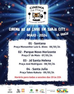 São José dos Campos recebe cinema ao ar livre