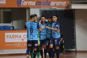 São José Futsal vence Corinthians por 2 a 1 e segue 100%