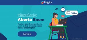 Poliedro disponibiliza simulado gratuito de treinamento para o ENEM