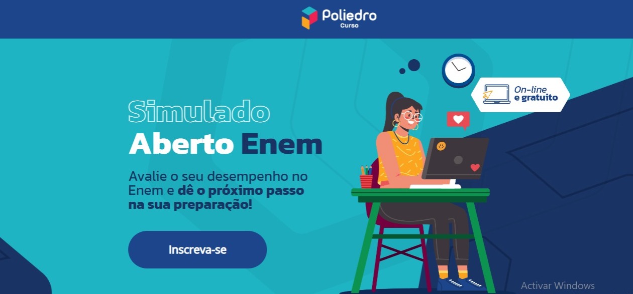 Poliedro disponibiliza simulado gratuito para o ENEM
