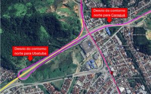 Concessionária Tamoios inicia manutenção na Serra Nova; confira desvio