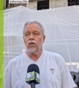 Bloqueio de vagas de estacionamento 24h antes de implosão no Aquarius