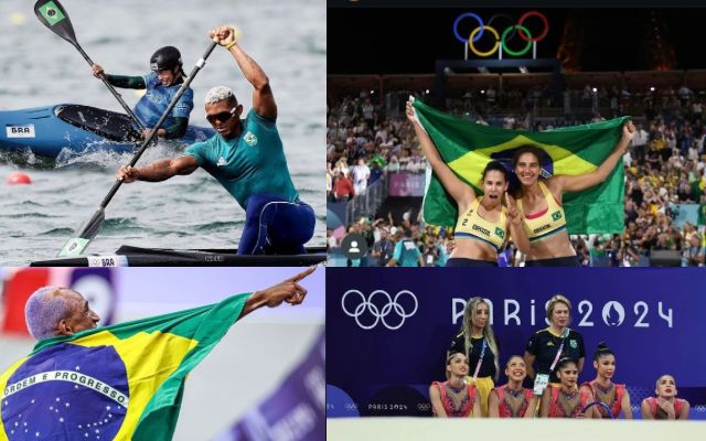 Brasil conquista ouro, prata e bronze nesta sexta-feira!