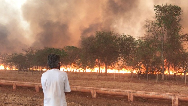 Dois homens são presos por suspeita de incêndios criminosos