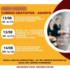 Sinhores oferece cursos gratuitos de qualificação profissional