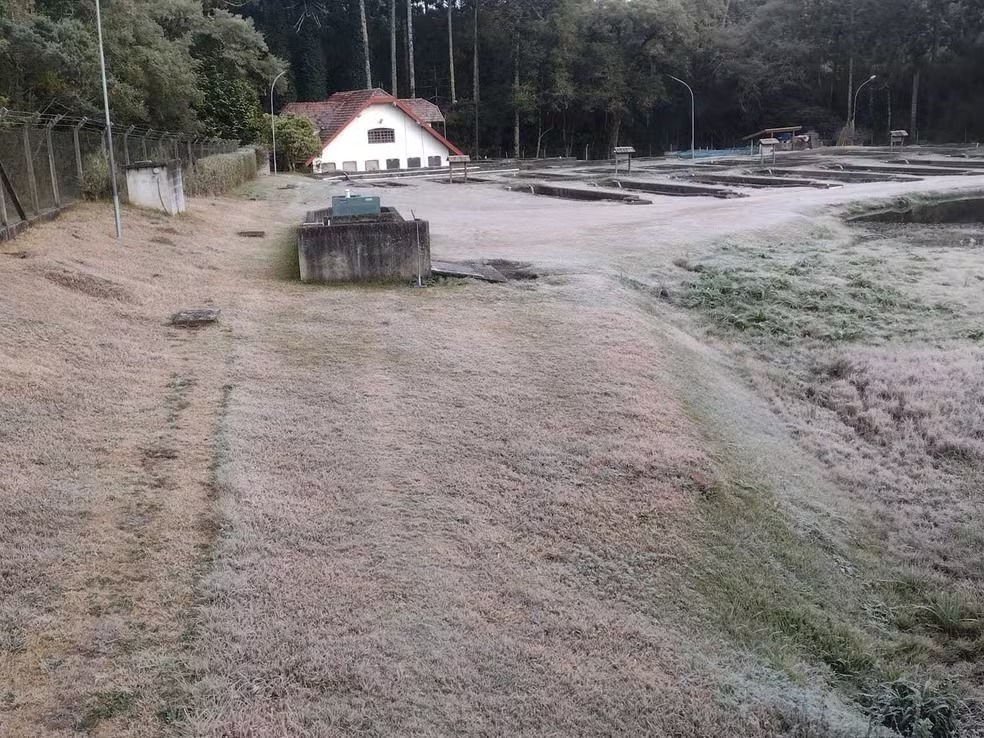 Campos do Jordão registra, novamente, temperatura negativa!