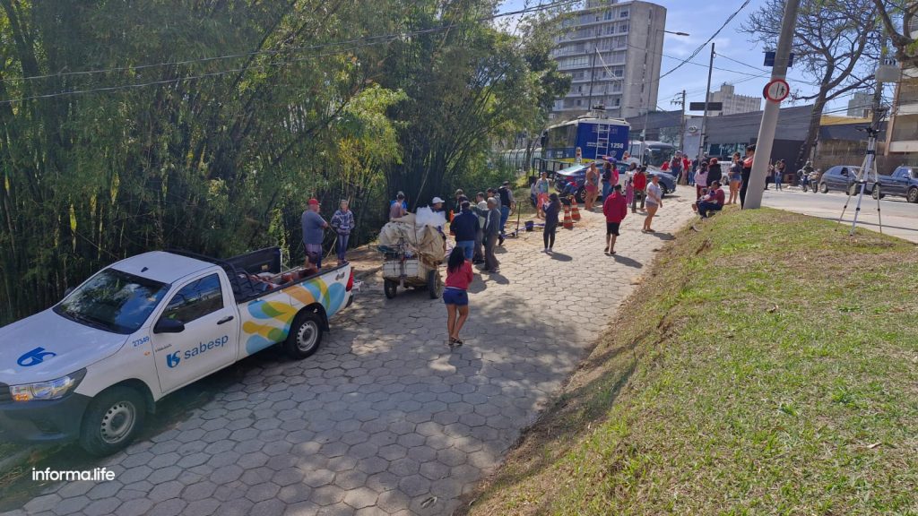 Falta de água no Banhado: Sabesp se posiciona após protesto