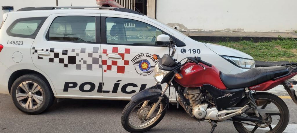 Em Caçapava, menor é apreendido com motocicleta furtada