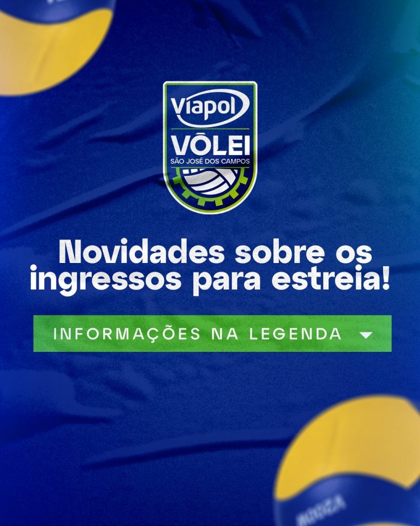 Vôlei São José faz ação com ingresso solidário em estreia no Campeonato Paulista