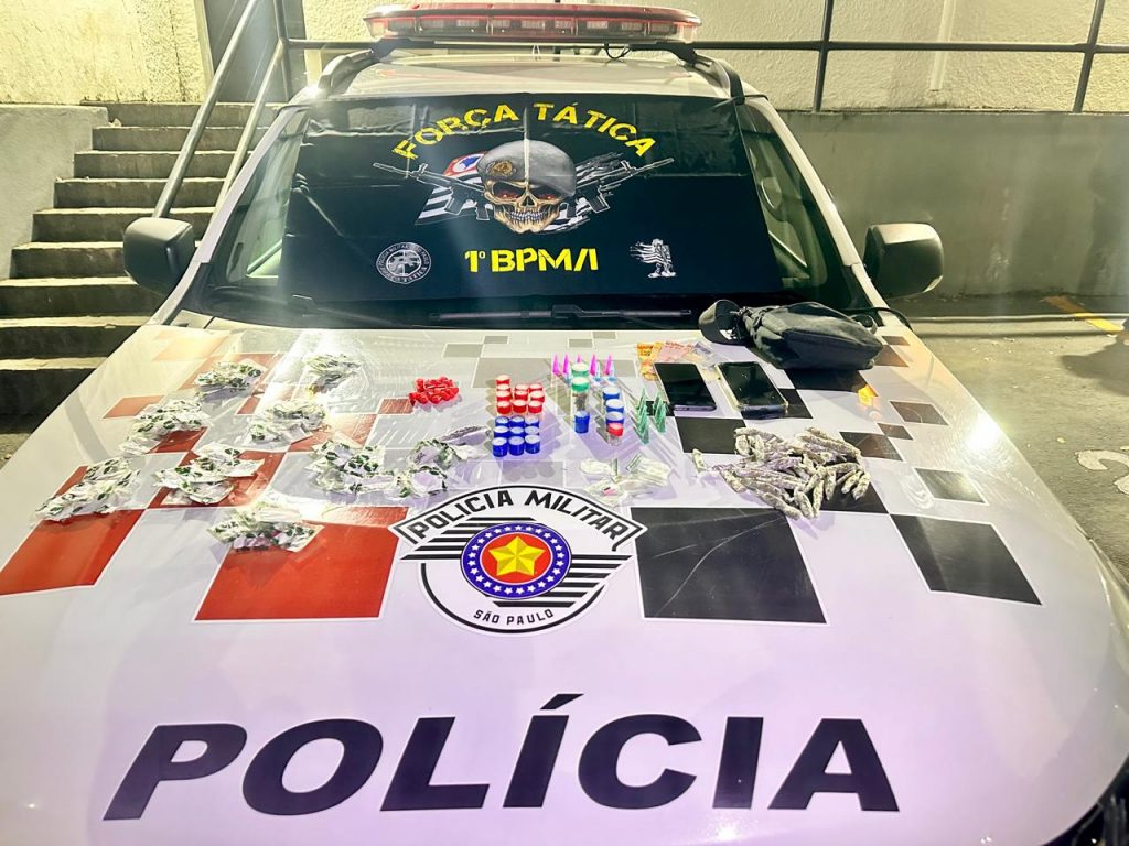 Individuo é preso por tráfico de drogas em São José dos Campos