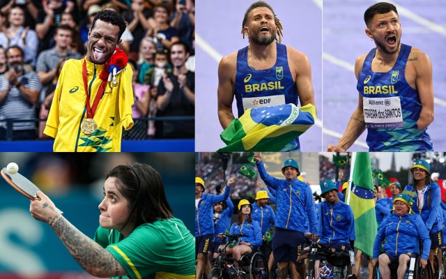 Jogos Paralímpicos: Brasil já conquistou 4 medalhas de ouro!