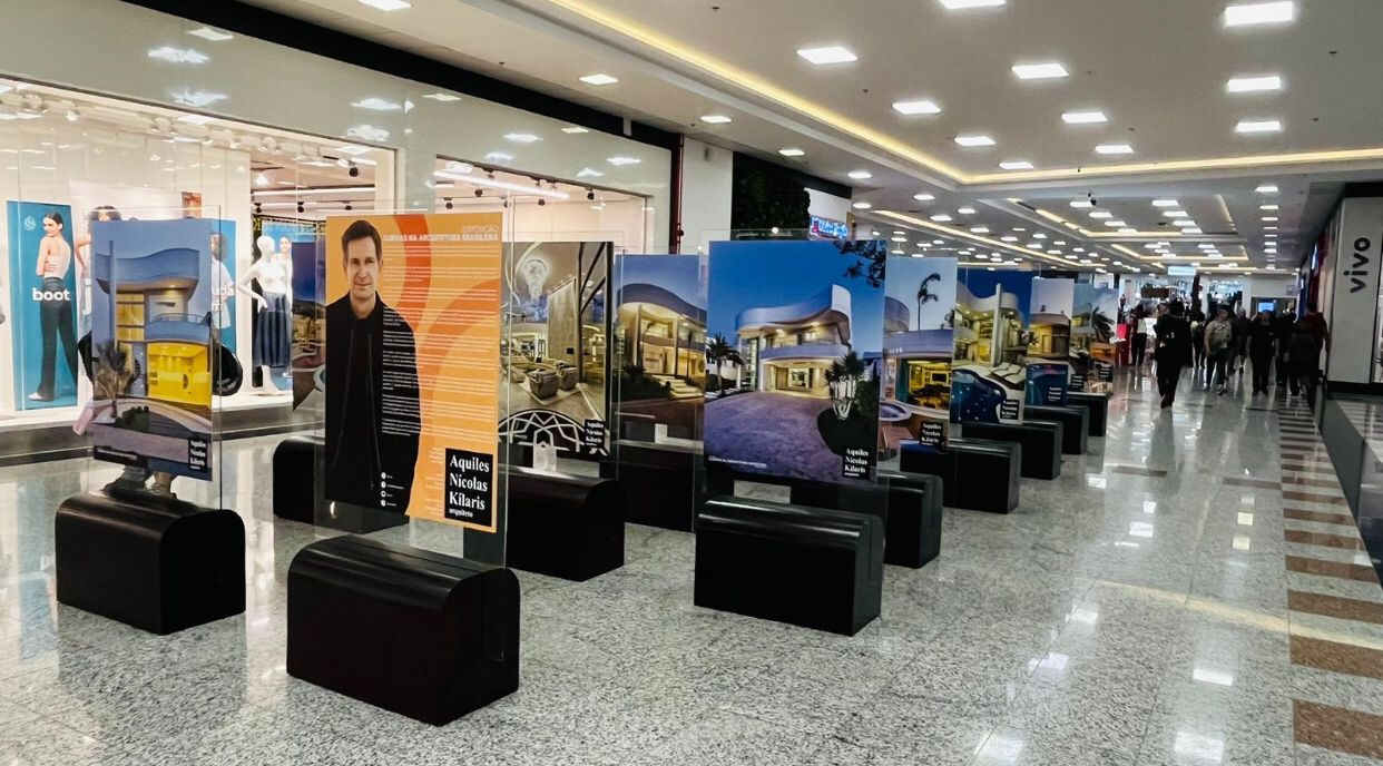 Exposição gratuita de arquitetura no Shopping Jardim Oriente