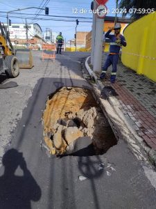 Sabesp nega responsabilidade por afundamento de solo no São Dimas