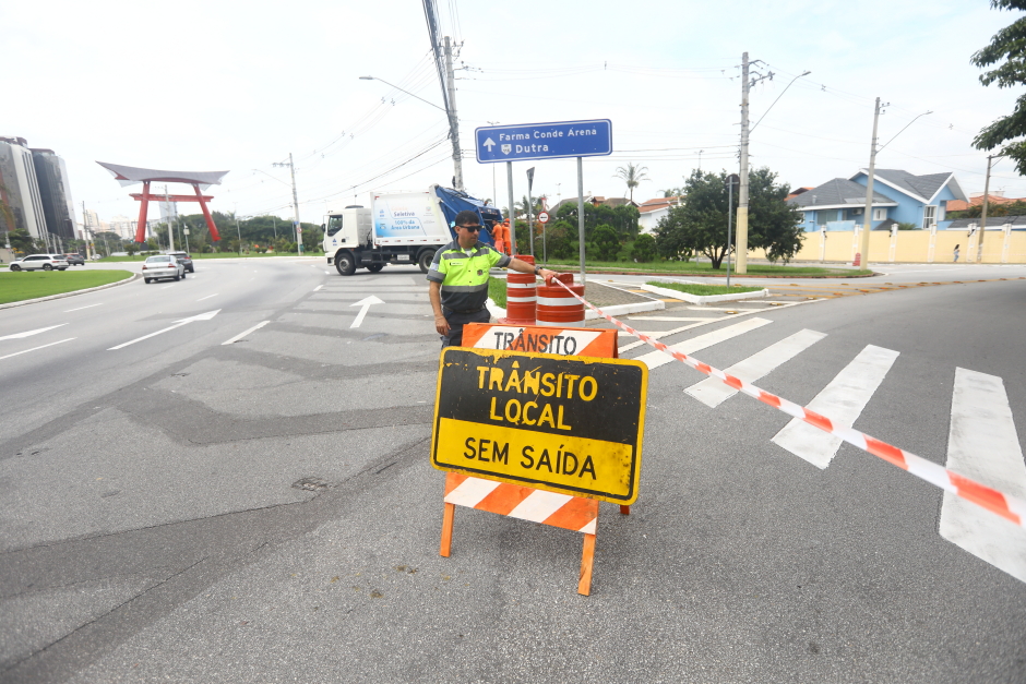 Interdições em vias importantes da região oeste neste domingo em São José