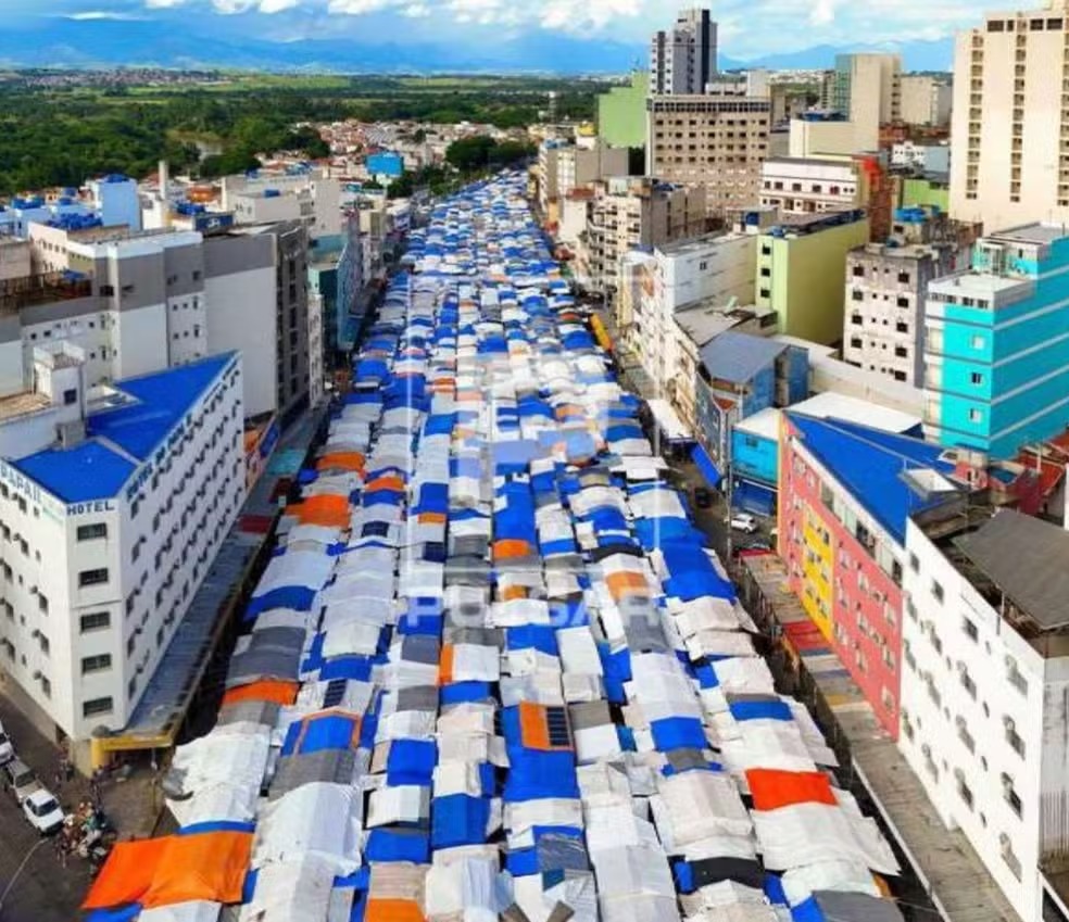 Justiça determina desmonte da feira em Aparecida