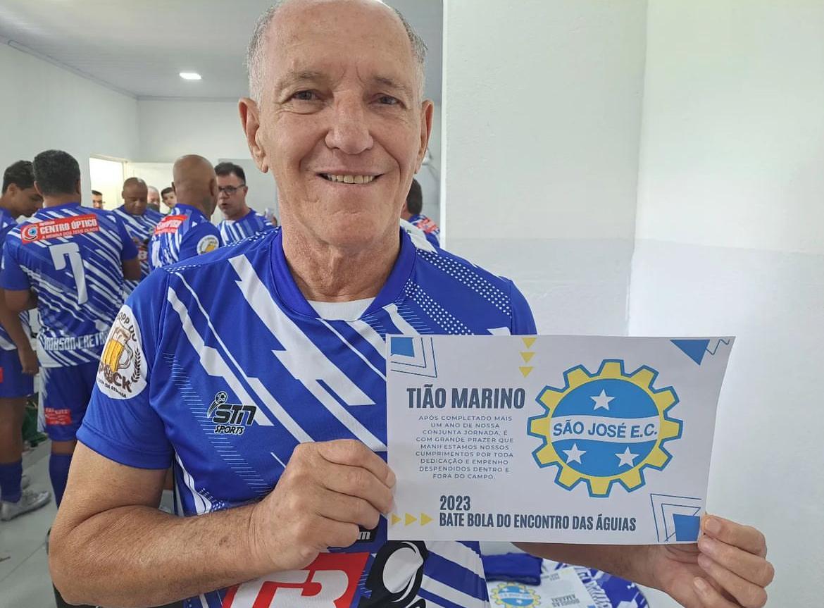 Tião Marino, ídolo do São José, é internado após mal súbito