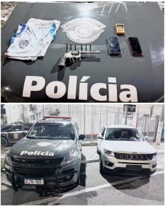 Após roubo em São José dupla é presa em Pindamonhangaba