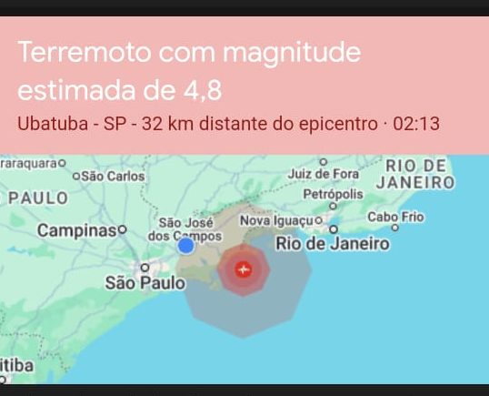 Moradores de SP e RJ receberam um alerta de terremoto, mas especialistas confirmam que foi um erro do sistema do Google.