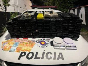 Homem de 30 anos é preso por tráfico com 80 kg de maconha em Ubatuba