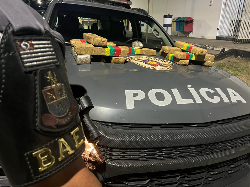 Traficante é preso com 12,6kg de maconha em Caçapava