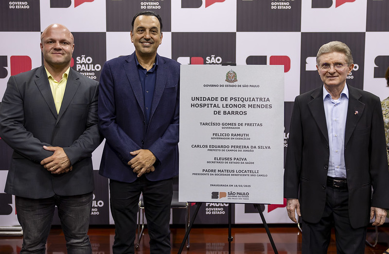 Governador em exercício, Felicio entrega Unidade de Psiquiatria em Campos