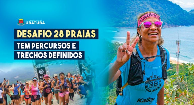 Desafio 28 Praias em Ubatuba tem percursos e trechos definidos