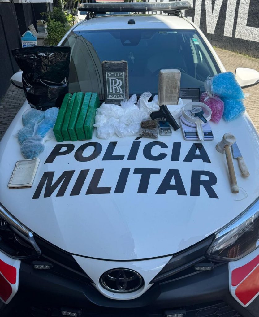 Grande apreensão de drogas mobiliza Polícia Militar em Ubatuba