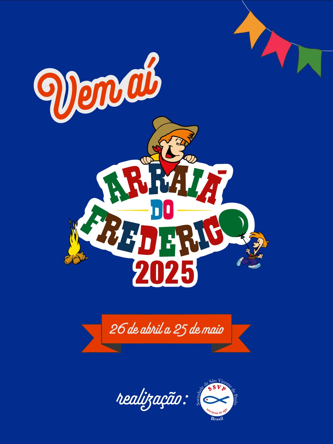 Arraiá do Frederico começa em abril com diversas atrações