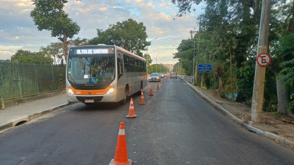 Trânsito liberado na Ponte Minas Gerais, na zona norte