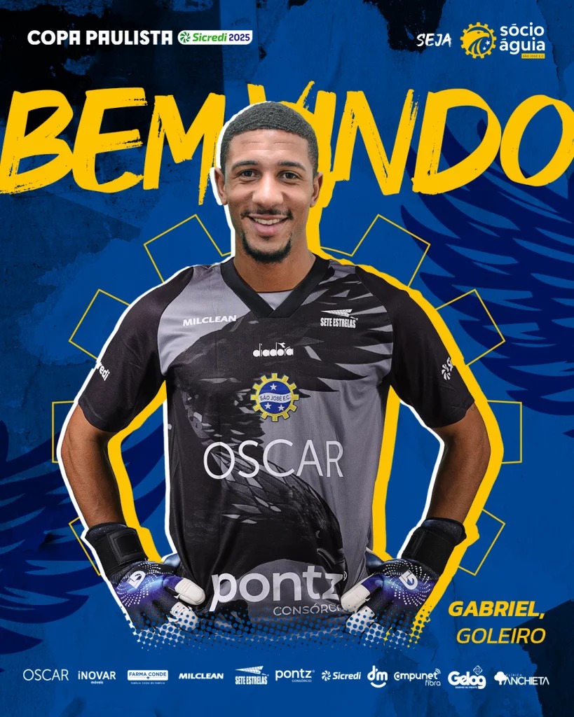 São José contrata goleiro Gabriel para Copa Paulista 