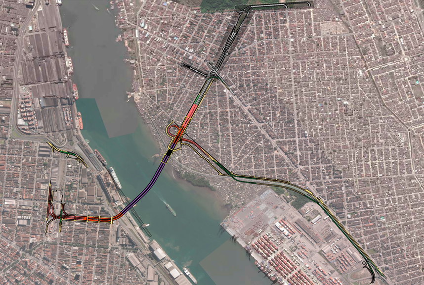 Nove mil empregos devem ser gerados com Túnel Imerso Santos-Guarujá