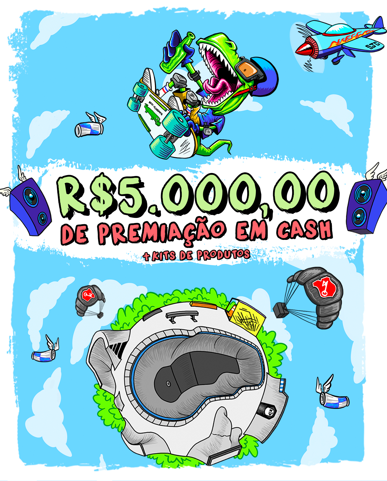 Campeonato de Skate Old School reúne lendas do esporte em São José dos Campos