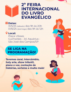 Feira do Livro Evangélico chega ao Jardim Aquarius em São José dos Campos