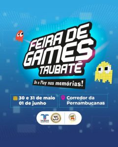 Feira de Games agita Taubaté com cultura pop e interatividade