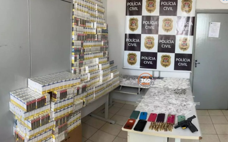 Operação Novo Vale prende 2 e apreende 154 mil cigarros na RM Vale do Paraíba