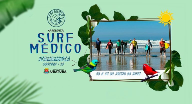 Medicina do Surfe ganha força no Brasil com simpósio em Ubatuba